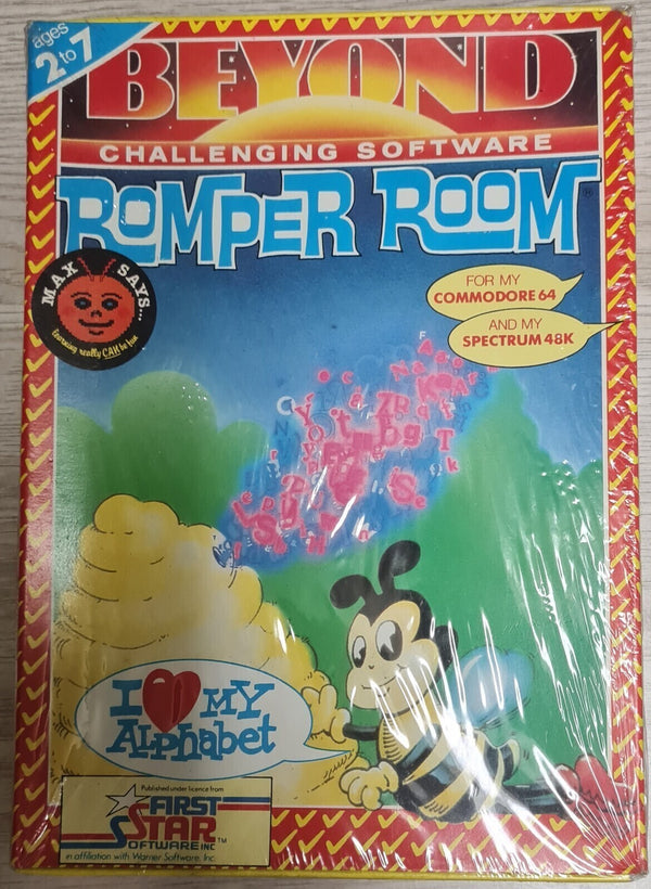 Romper Room - Commodore 64/128 Tape - NEU -