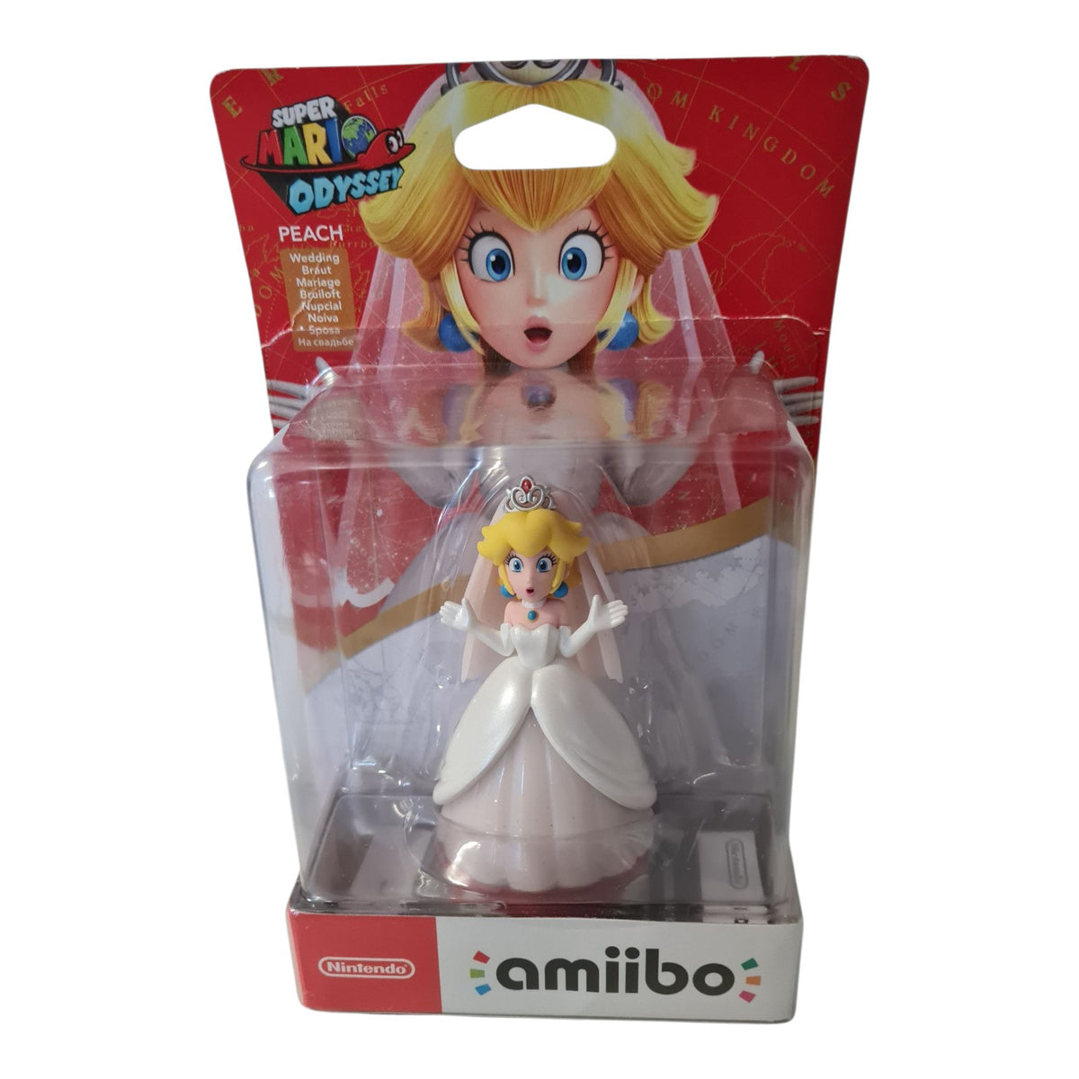 Nintendo Amiibo - Super Mario Odyssey  -  Peach - Weeding