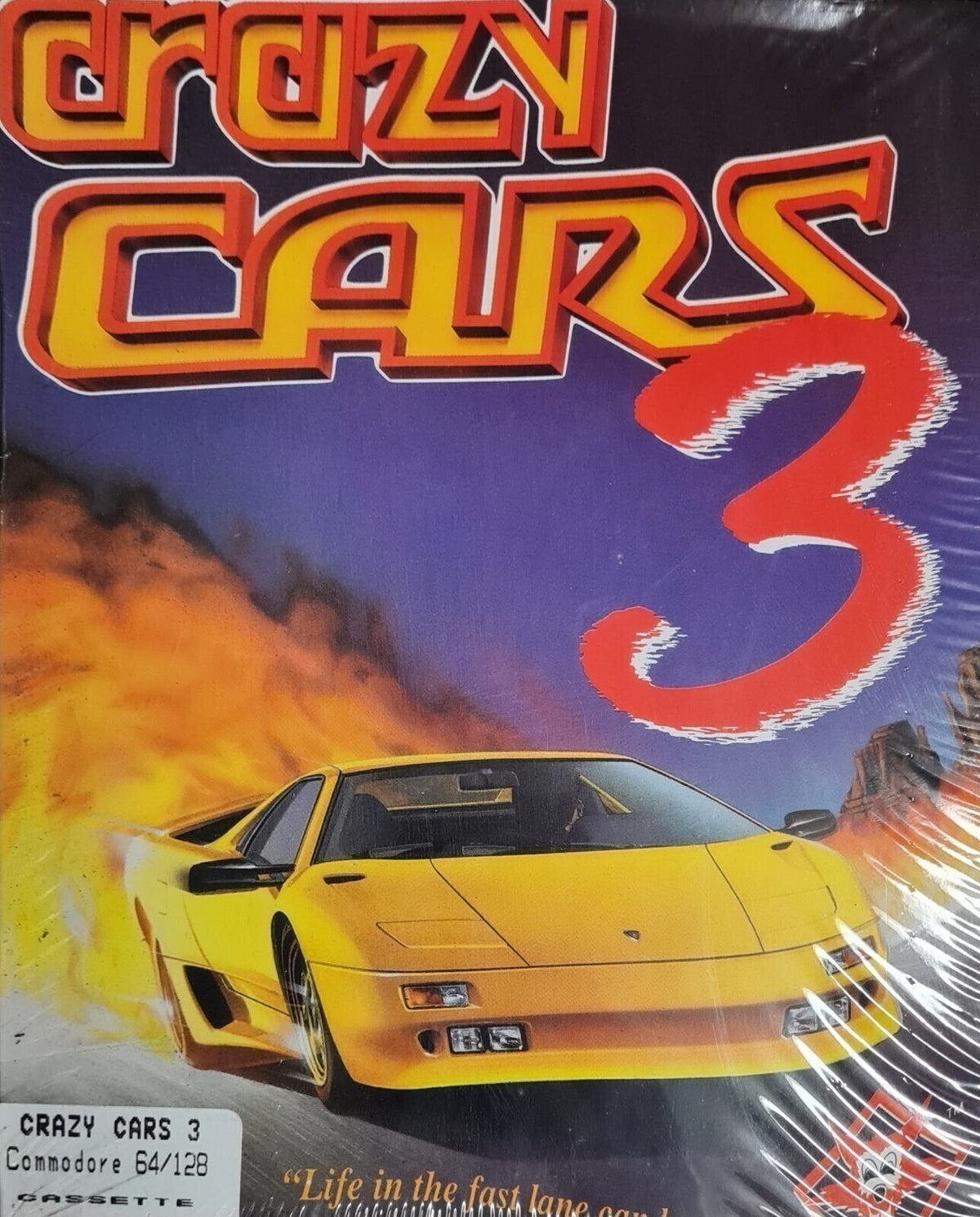 Crazy Cars 3 / Commodore 64 / Tape / ! NEU !