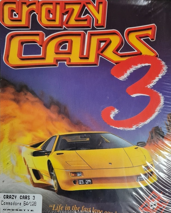 Crazy Cars 3 / Commodore 64 / Tape / ! NEU !