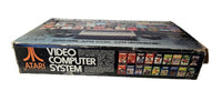 Atari 2600 Konsole / 4 Switch / Wood Design / Holz Design / 2 Controller + Spiel