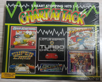 Chart Attack 5 Heart Stopping Hits - Commodore 64/128 Tape - NEU -
