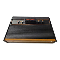 Atari 2600 Konsole / 4 Switch / Wood Design / Holz Design / 2 Controller + Spiel