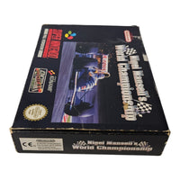 Nigel Mansell´s world Championship - Super Nintendo - SNES - OVP