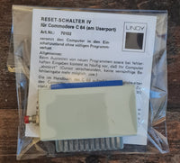 Commodore 64 / 128 Reset Cartridge mit Anleitung Für Commodore 64/128