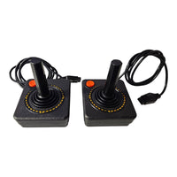 Atari 2600 Konsole / 4 Switch / Wood Design / Holz Design / 2 Controller + Spiel