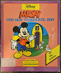 Disney Micky und der verrückte Zoo - Commodore 64/128 - Diskettte