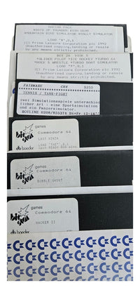 Bit Star Spiele Software Paket für den C64  - Commodore 64 / 128 / 6 Disketten