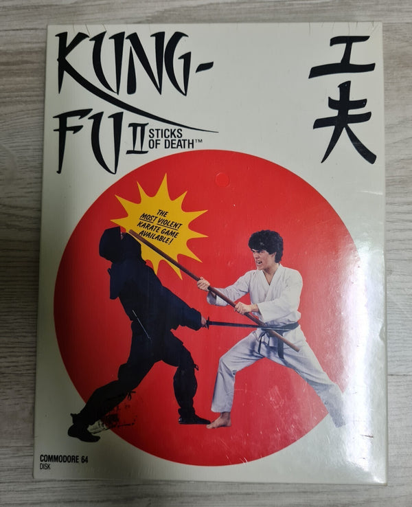 Kung Fu II - Sticks of Death- Commodore 64 / 128 / NEU !