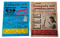 Verschiedene Retro Commodore Zeitschriften - Compute mit Commodore