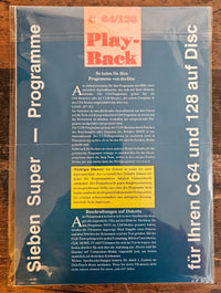 Play Back #1 - Commodore 64