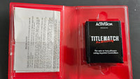 Title Match Pro Wrestling -  Atari 2600 - Activision