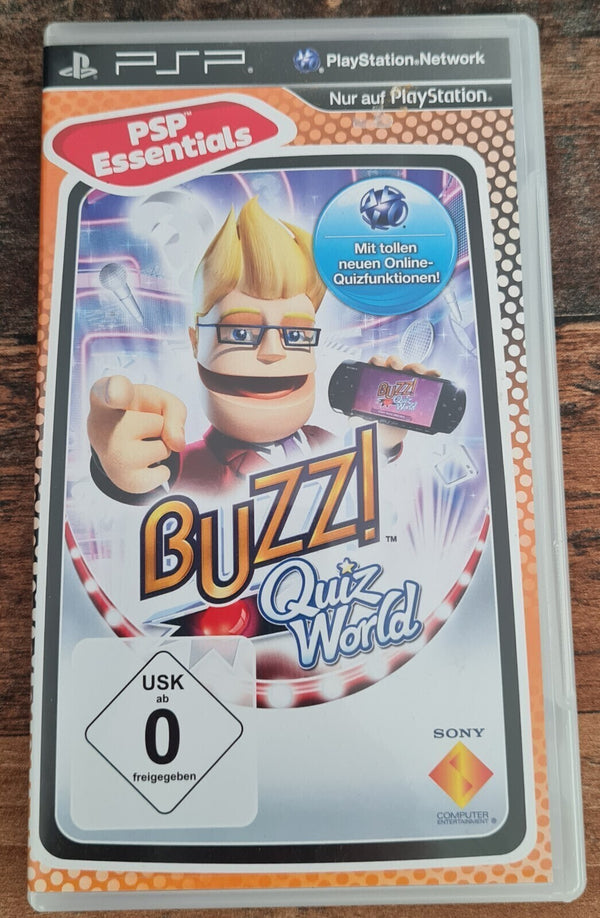 Buzz - Quiz World  - PSP Essentials - Playstation Portable