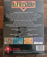 Battlestorm - Commodore Amiga - 1990 - TITUS - SEALED - NEU