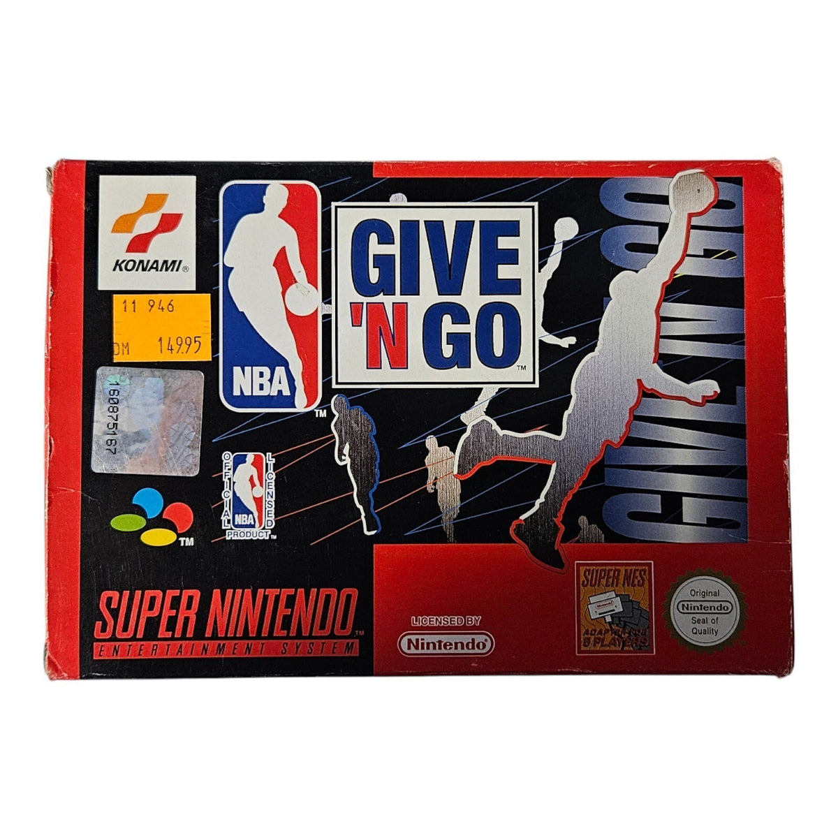 Give´N Go - NBA - Super Nintendo - SNES - OVP