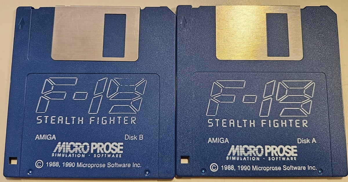 F-19 Stealth Fighter - Commodore Amiga - Nur Diskette