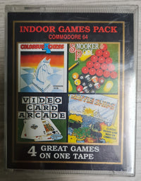 Indoor Games Pack - Commodore 64/128 Tape