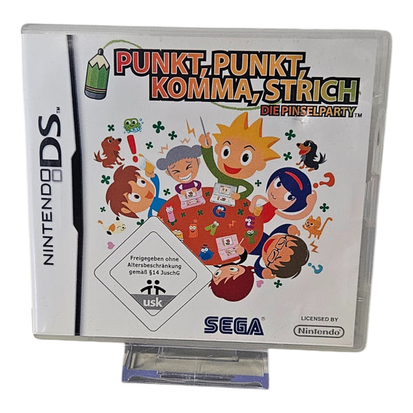 Punkt,Punkt,Komma,Strich - die Pinsel Party - Nintendo DS