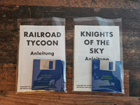 Microprose Collection - Railroad Tycoon + Knights of the - PC - MS DOS - Big Box