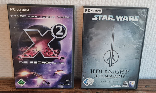 Star Wars Jedi Knight Jedi Academy + X2 Die Bedrohung  - PC -