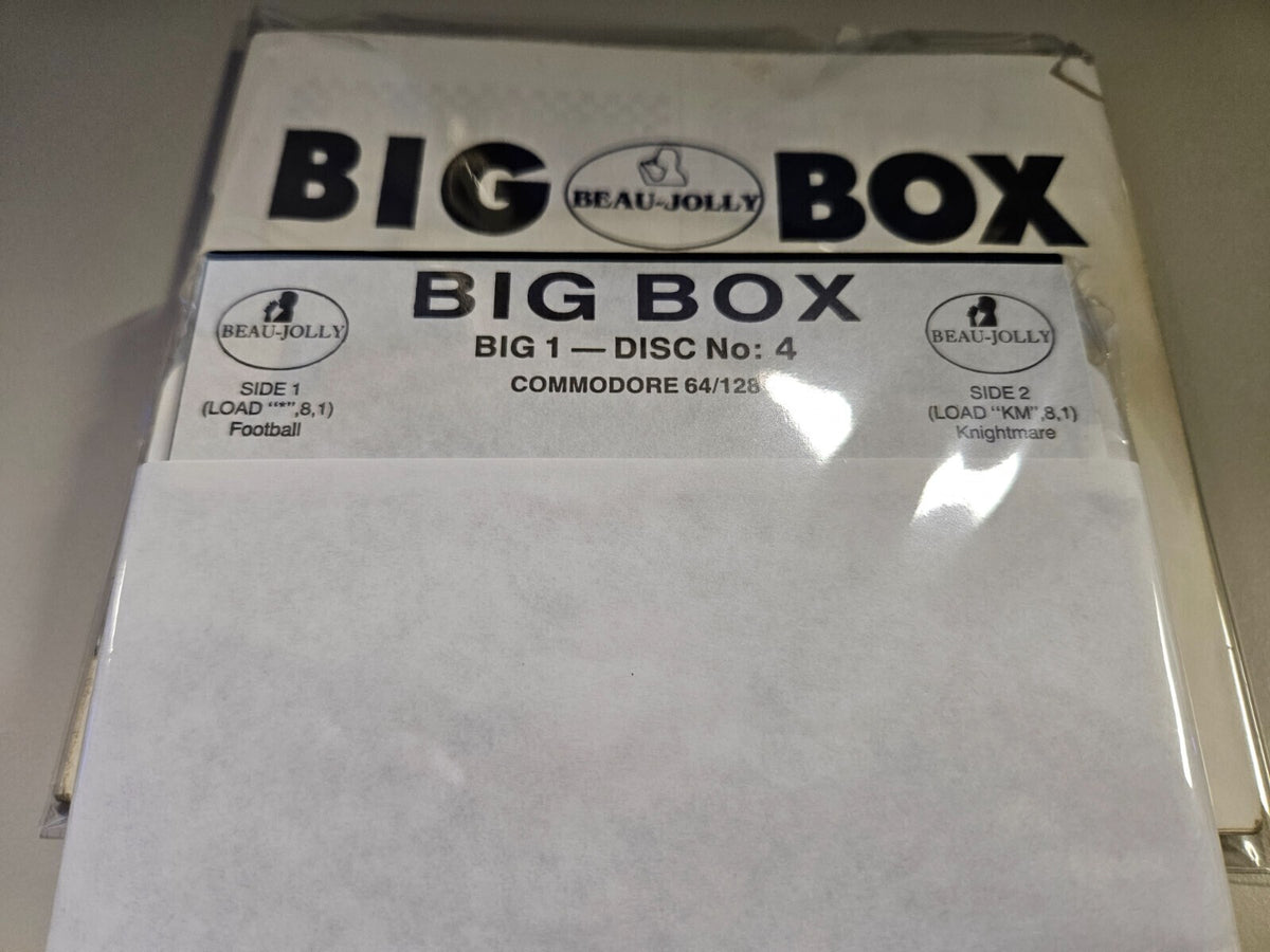 Big Box  - 30 Mega Games - Commodore 64/128 - Diskette
