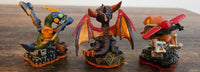 Spyro + Drobot Lightcore + Chopper Dino Might - Skylander -Nintendo  - PS - XBOX