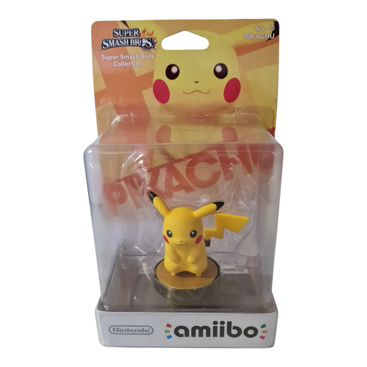 Nintendo Amiibo - Super Smash Bros. - No.10 - Pikachu