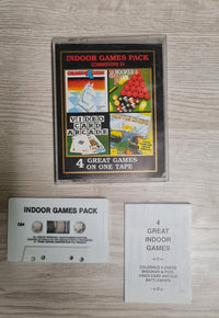 Indoor Games Pack - Commodore 64/128 Tape