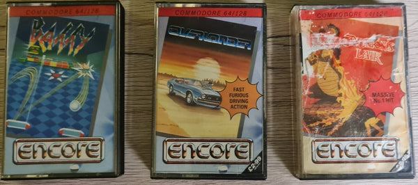 Encore Spiele Paket  - Commodore 64 / 128 - Tape