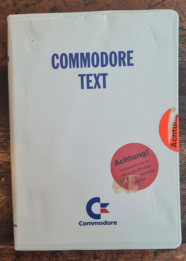 Commodore Text -  Commodore 64 /C64/128/ Diskette