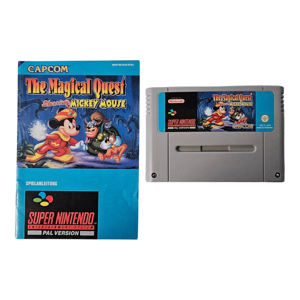 The Magical Quest -Starring Mickey Mouse - Super Nintendo - Modul + Anleitung