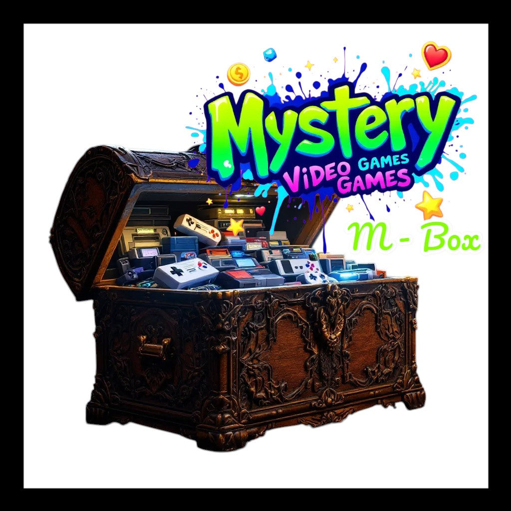 Games-Spiele Box - M-Box - Video Games - Nintendo - Sega - Sony - Atari