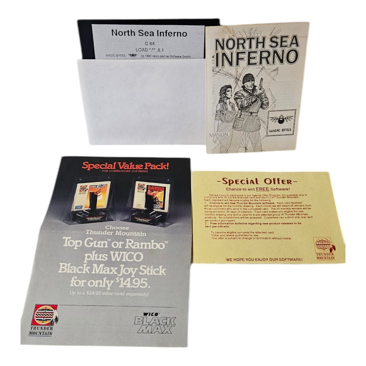 North Sea Inferno - Commodore 64 - Diskette + Anleitung