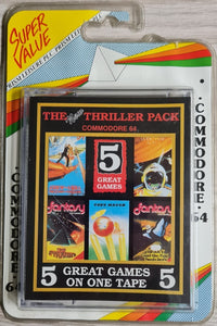 The New Thriller Pack - Commodore 64/128 Tape - NEU -