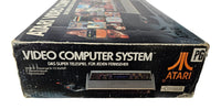 Atari 2600 Konsole / 4 Switch / Wood Design / Holz Design / 2 Controller + Spiel