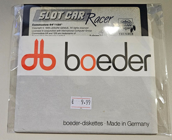 Slot Car Racer - Commodore 64/128 - Diskette