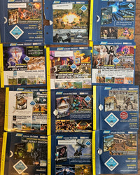 PC Games Spiele Sammlung 2007 - 2008 - PC - 19 CDS + Heft