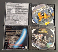 Star Wars - 4 Spiele Paket - PC - Windows Force Commander/X-Wing/Rogue/Shadows..
