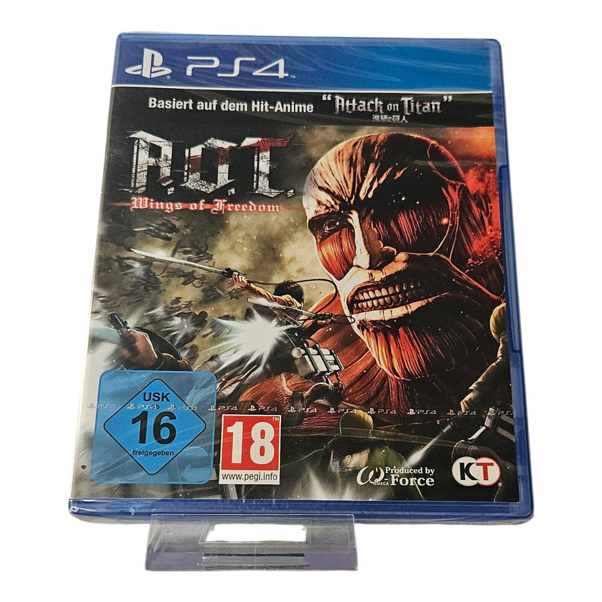 A.O.T  - Attack on Titan - Wings of Freedom - Play Station 4 / PS4 -  NEU