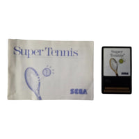 Super Tennis - Sega Master System - Card