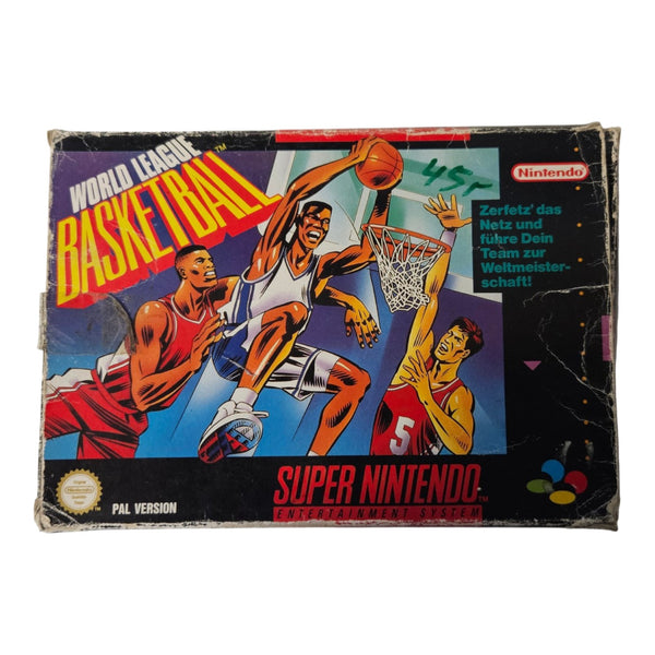 World League Basketball  - Super Nintendo - SNES - OVP #2
