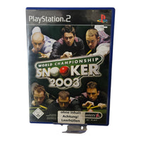 World Championship Snooker 2003 - Playstation 2 / PS2