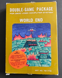 Double Game Package - Base Attack + World End - Atari 2600