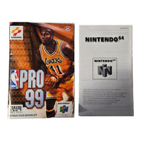 NBA Pro 99  - Nintendo 64 - N64 - OVP