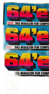 64ér Zeitschriften Sammlung - 1986/87/88 + Sonderausgaben - 27 Zeitschriften