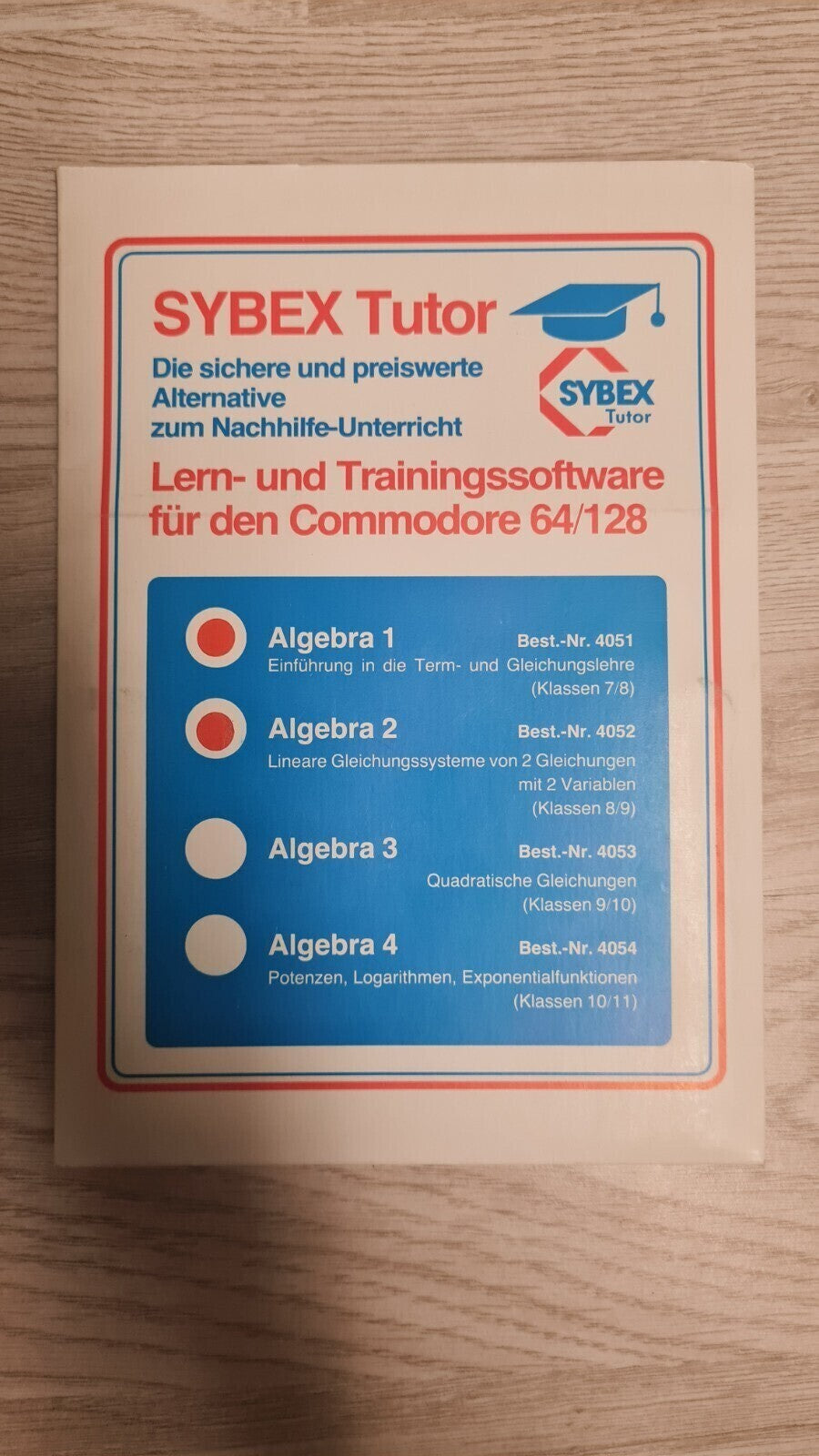 Sybex Tutor Lern und Trainingssoftware für den Commodore 64 / 128