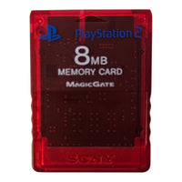 Playstation 2 Memorycard - Rot / Transparent - Sony - PS2 - 8MB
