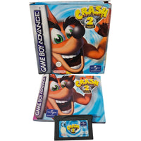 Crash Bandicoot 2 - N Tranced -  Gameboy Advance- GBA - OVP