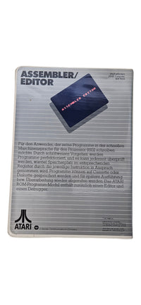 Assembler Editor + Schreiber + Atlantis -  für Atari 400, 800, XL, XE