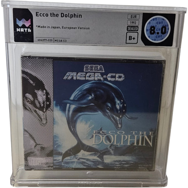 Ecco The Dolphin - WATA Gradet 8.0 /B+ / Sealed - Sega Mega CD